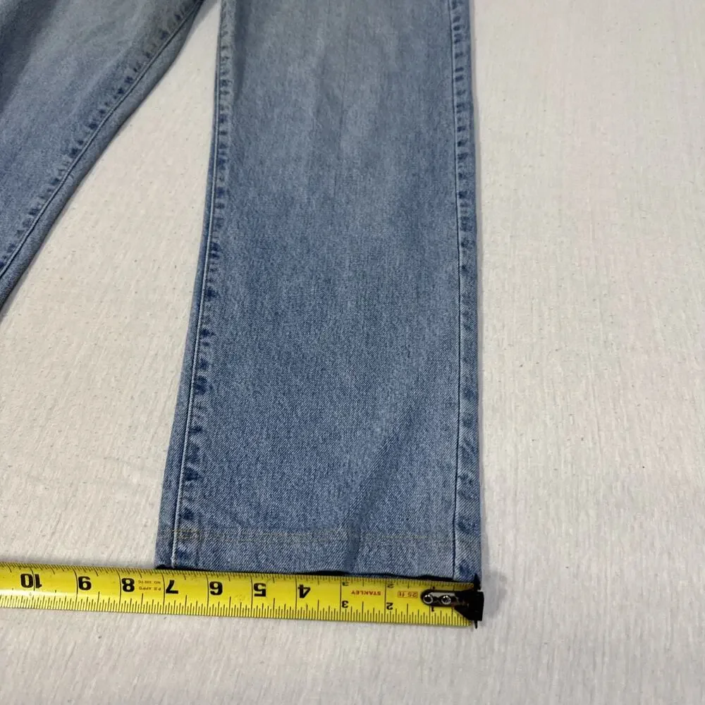 Diesel Saddle Jeans Mens 29x29 Light Blue Vintage 90s Tapered Relaxed Fit Italy